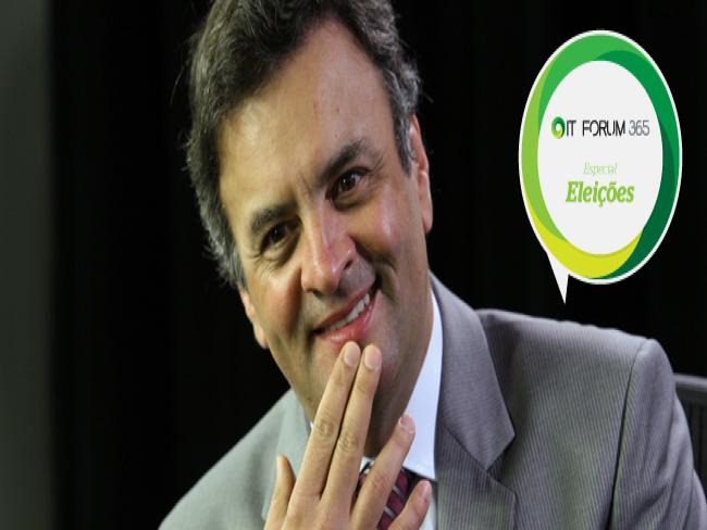 Aécio Neves quer incentivar surgimento de novos profissionais de TI