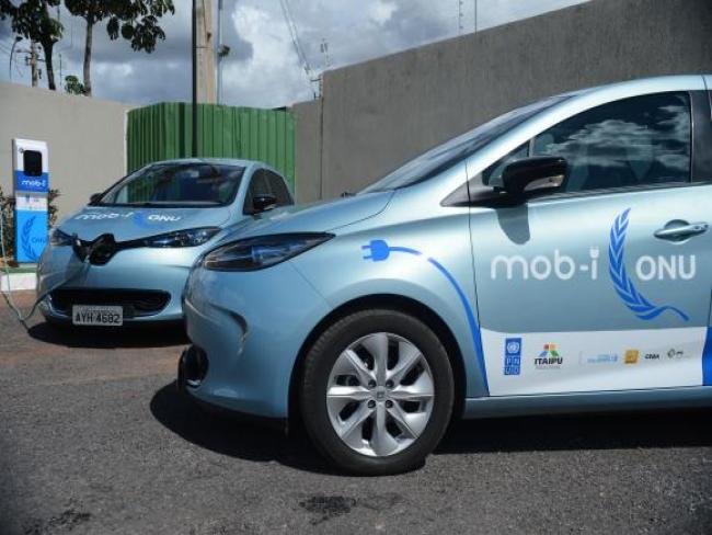 ONU experimenta em Brasília carros elétricos cedidos pela Itaipu Binacional