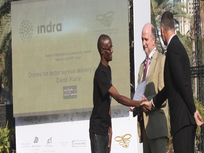 Queniano ganha concurso com projeto de drone para elaborar cartografia em comunidades