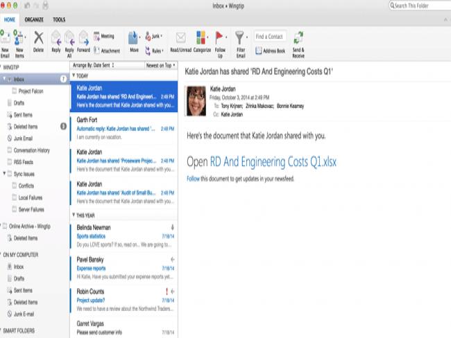 Microsoft lança novo Outlook para Mac