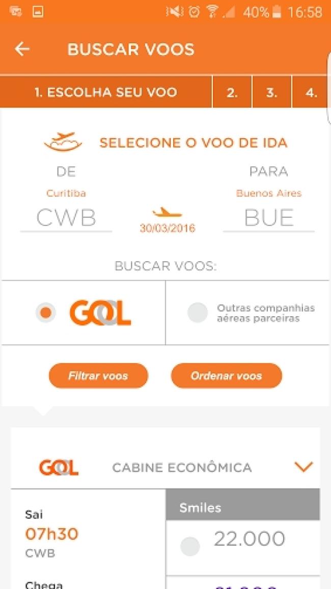 Novo aplicativo do Smiles emite passagens com milhas