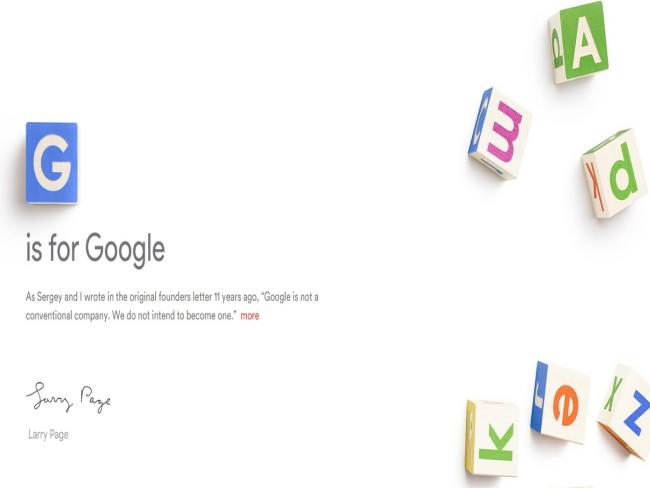 Alphabet agora está livre para fazer os acordos que quiser