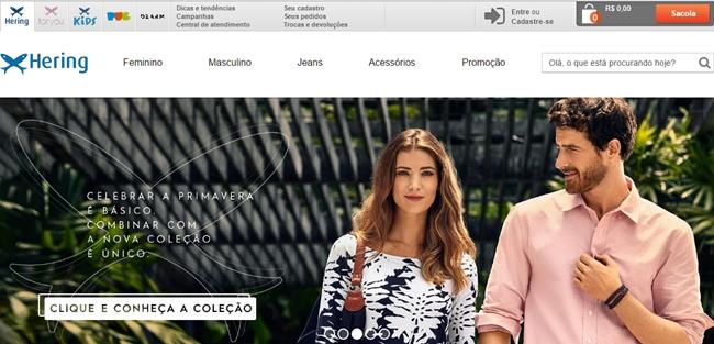 Cia. Hering sincroniza  diferentes marcas em um único portal de compras