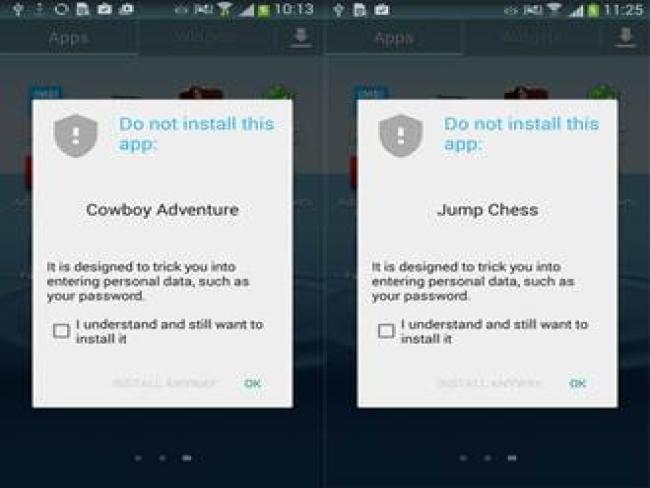 Versão falsa dos jogos Cowboy Adventure e Jump Chess rouba senhas do Facebook