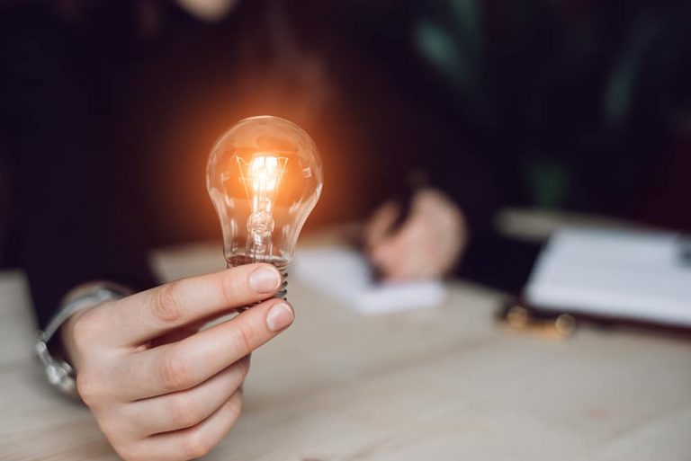 inovação, lâmpada, ideia