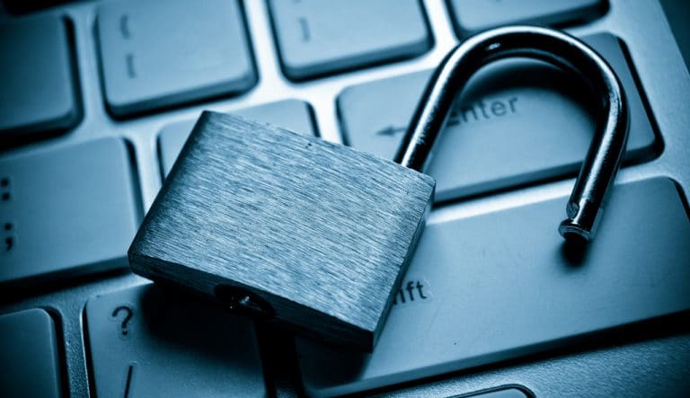 segurança de dados cadeado
