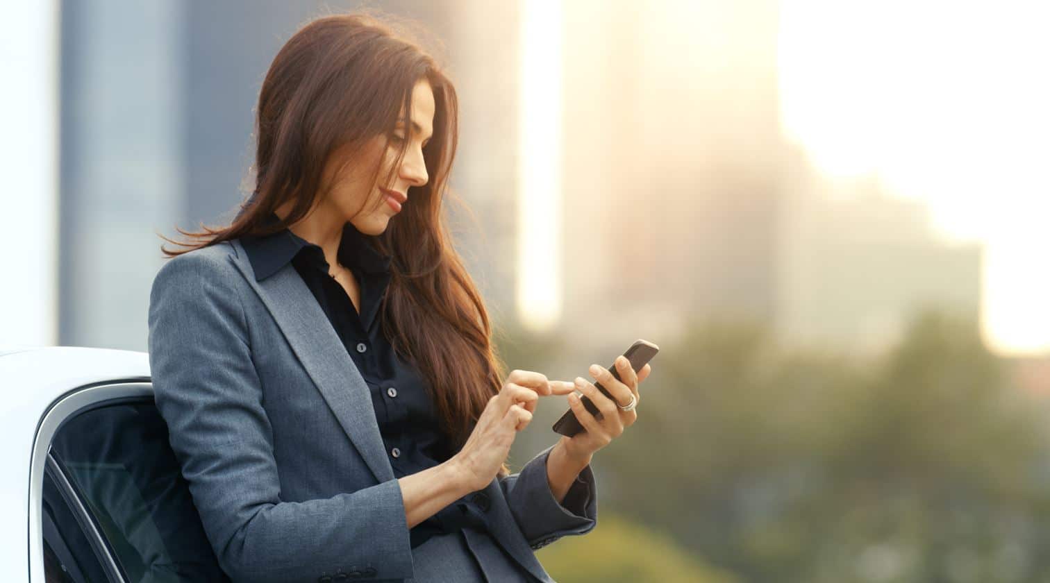 executiva, celular, smartphone