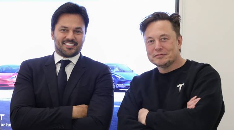 Fabio Faria e Elon Musk