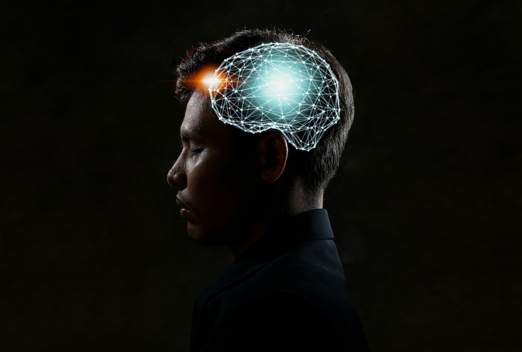 ser humano, IA, cérebro, inteligência