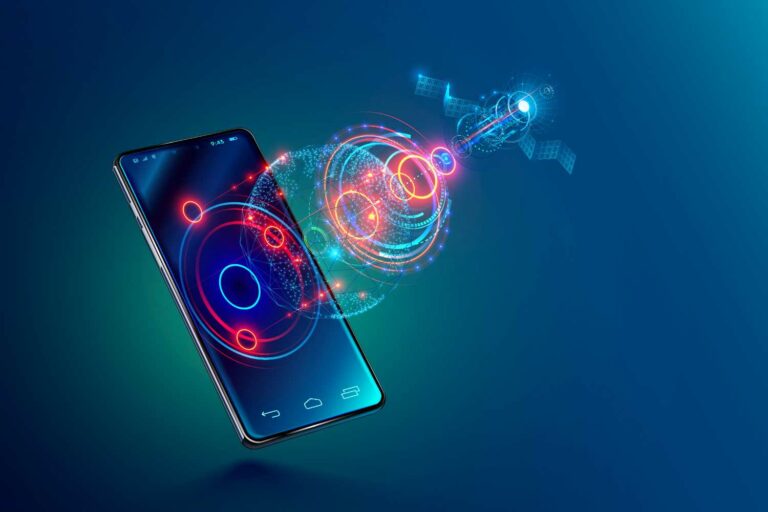 smartphone satélite