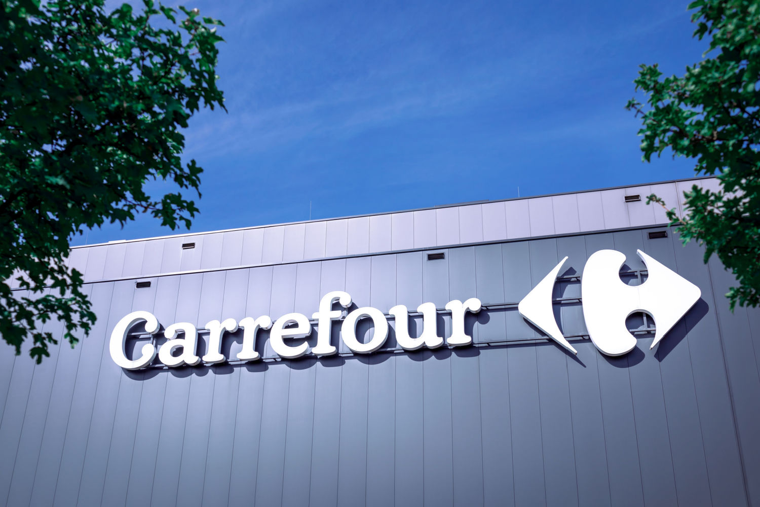 carrefour, fachada, logo
