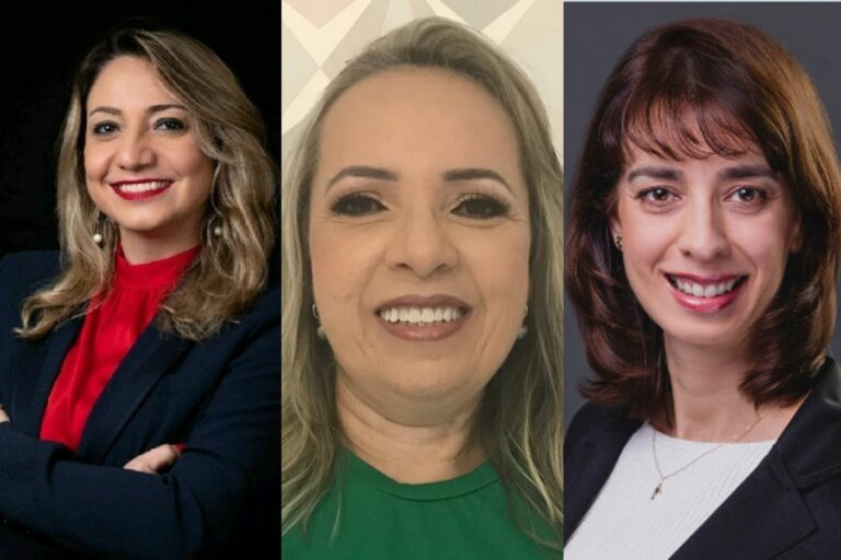Claudia Marquesani, Vanusia Bezerra e Adriana Valério, mães em tech