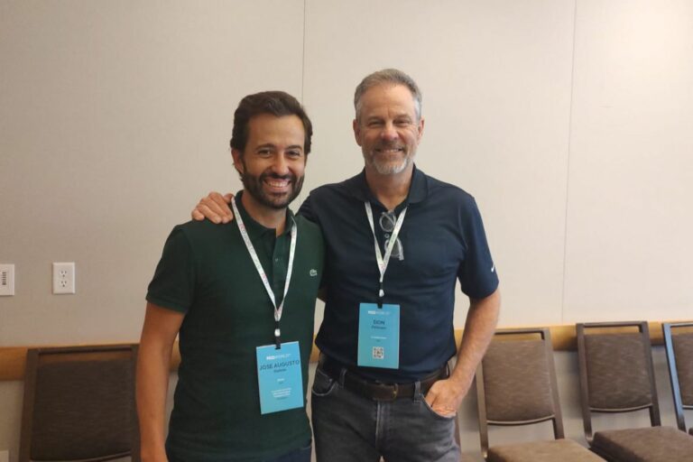 Jose Augusto Gabizo, vice-presidente e diretor da Fico América Latina e Don Peterson, vice-presidente e gerente geral de vendas globais e sucesso do cliente da FICO