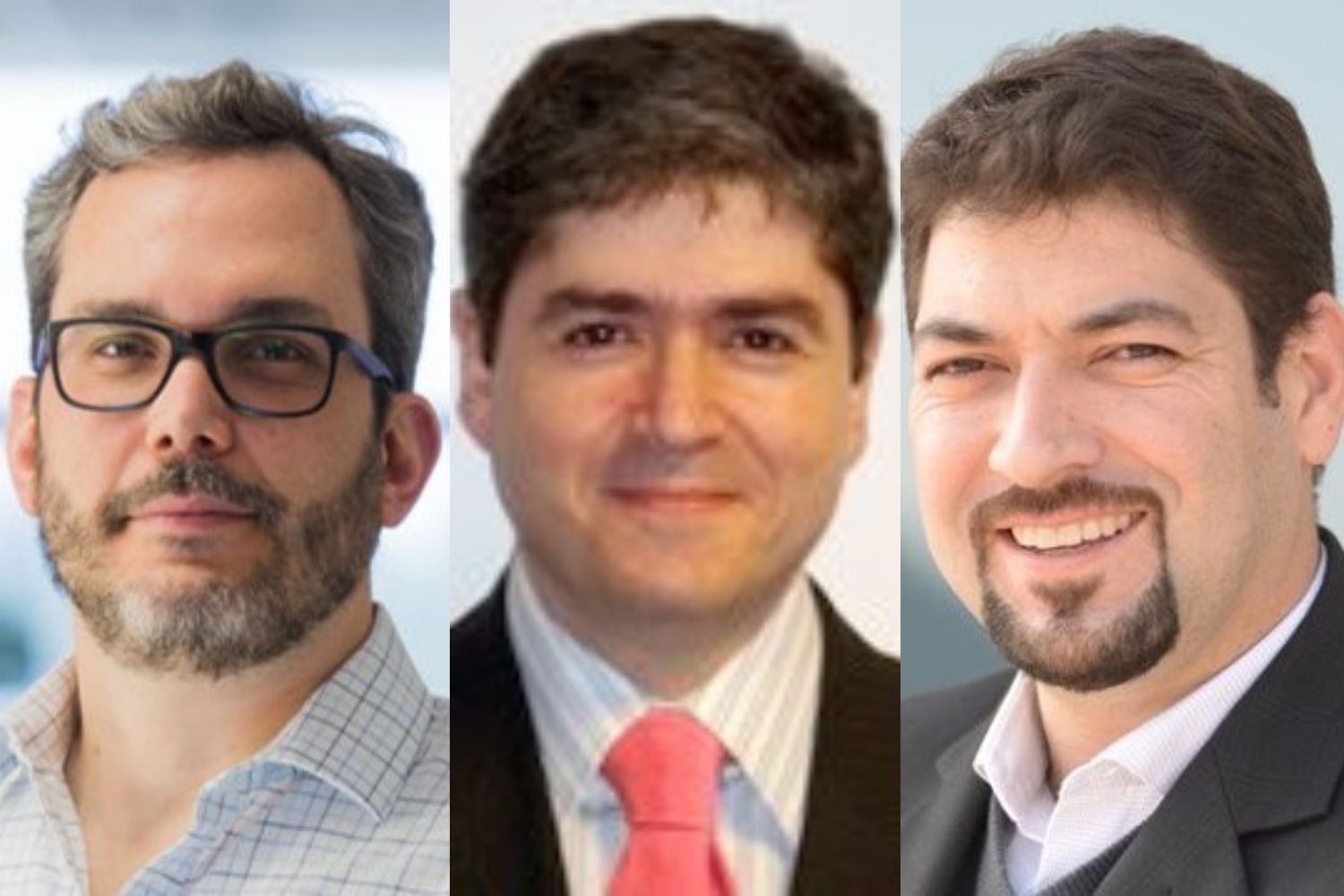 Fabio Kruzich, diretor sênior de consultoria de negócios da FICO, Daniel Arraes, consultor principal de pré-vendas da FICO e Saulo Fernandes, diretor sênior de gerenciamento de vendas da FICO