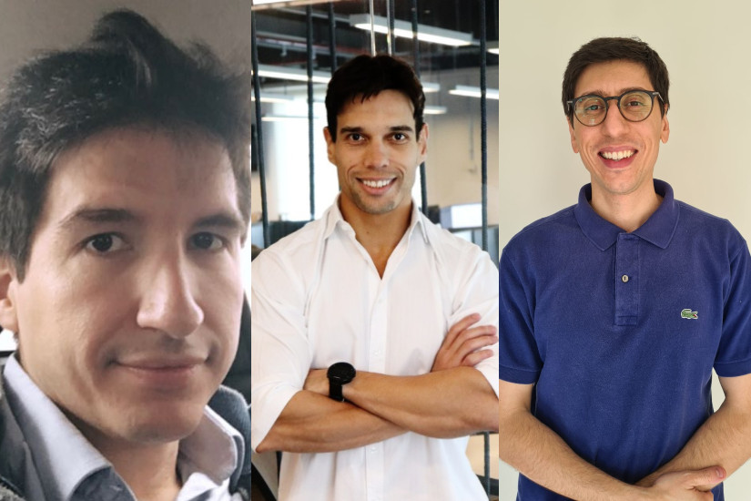 AmFi diretores Juan Camilo Murcia, Áureo Jarzinski Luis Philipe Passos