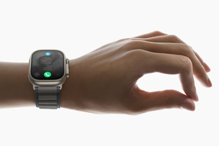 Apple Watch gesto toque duplo