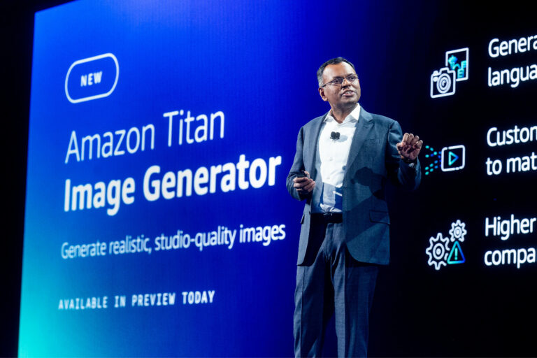 Swami Sivasubramanian, vice-presidente de Dados e Serviços de Machine Learning da AWS Bedrock