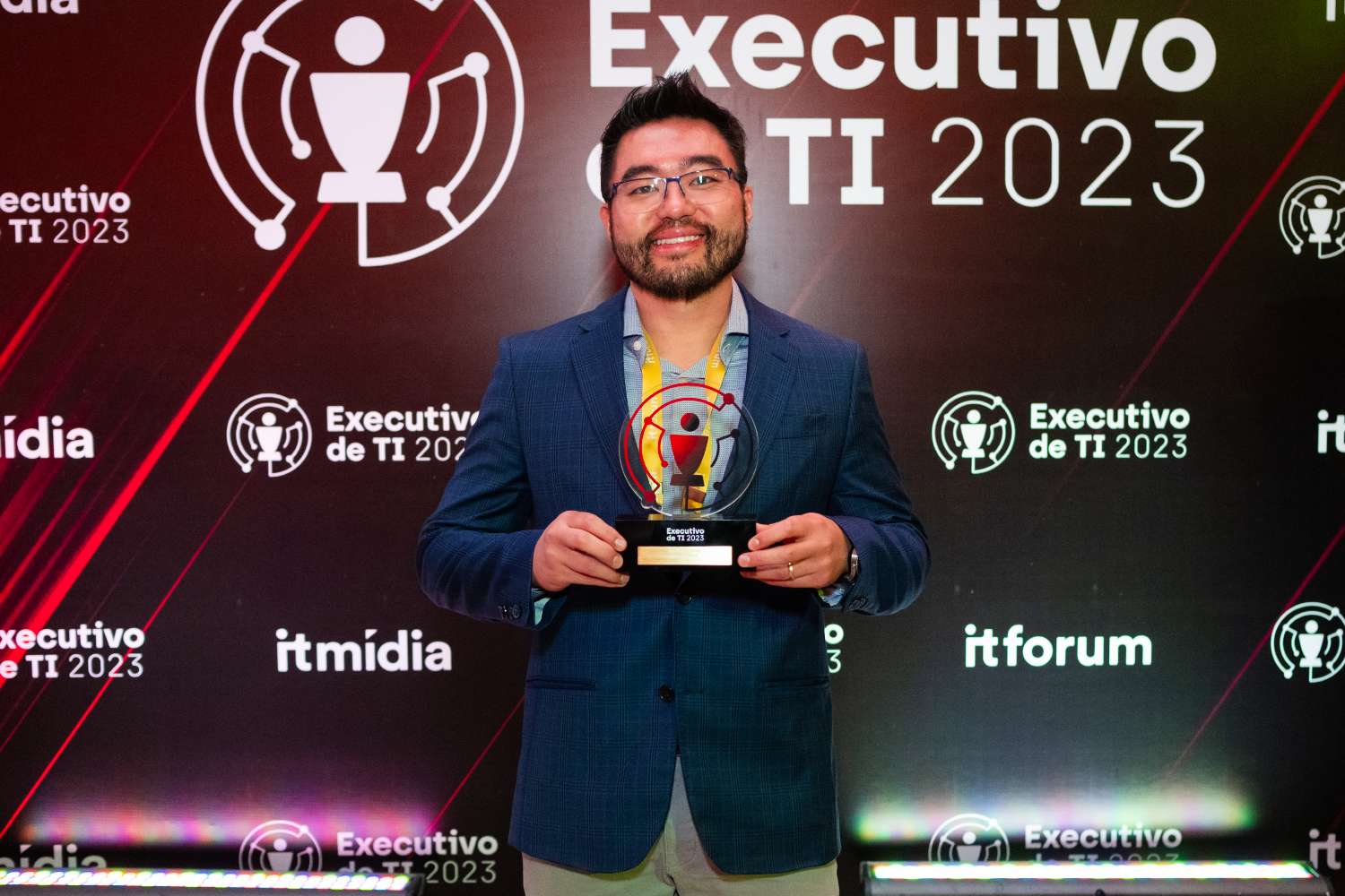 Cesar Heiji Ischida, diretor de TI e Digital da Auren, durante o IT Forum Salvador