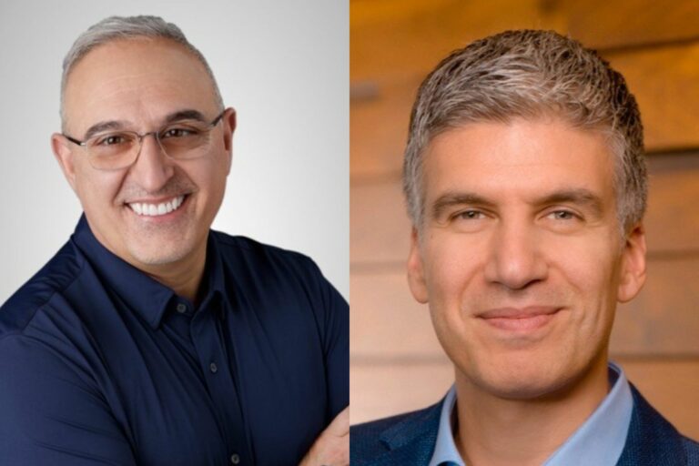 Antonio Neri, CEO da HPE, e Rami Rahim, CEO da Juniper Networks