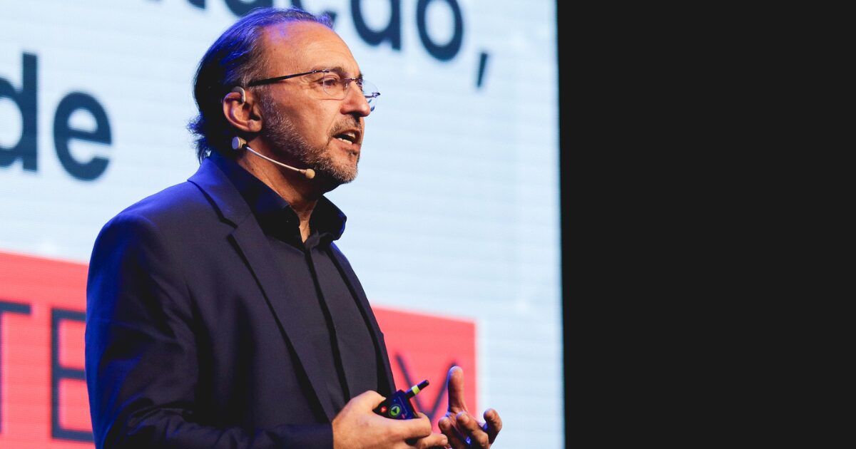Cássio Pantaleoni durante o Integrity Forum 2024. Imagem: divulgação.