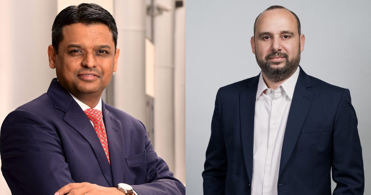 Tushar Parikh, head BFSI da América Latina, e Bruno Rocha, country manager do Brasil, ambos da TCS