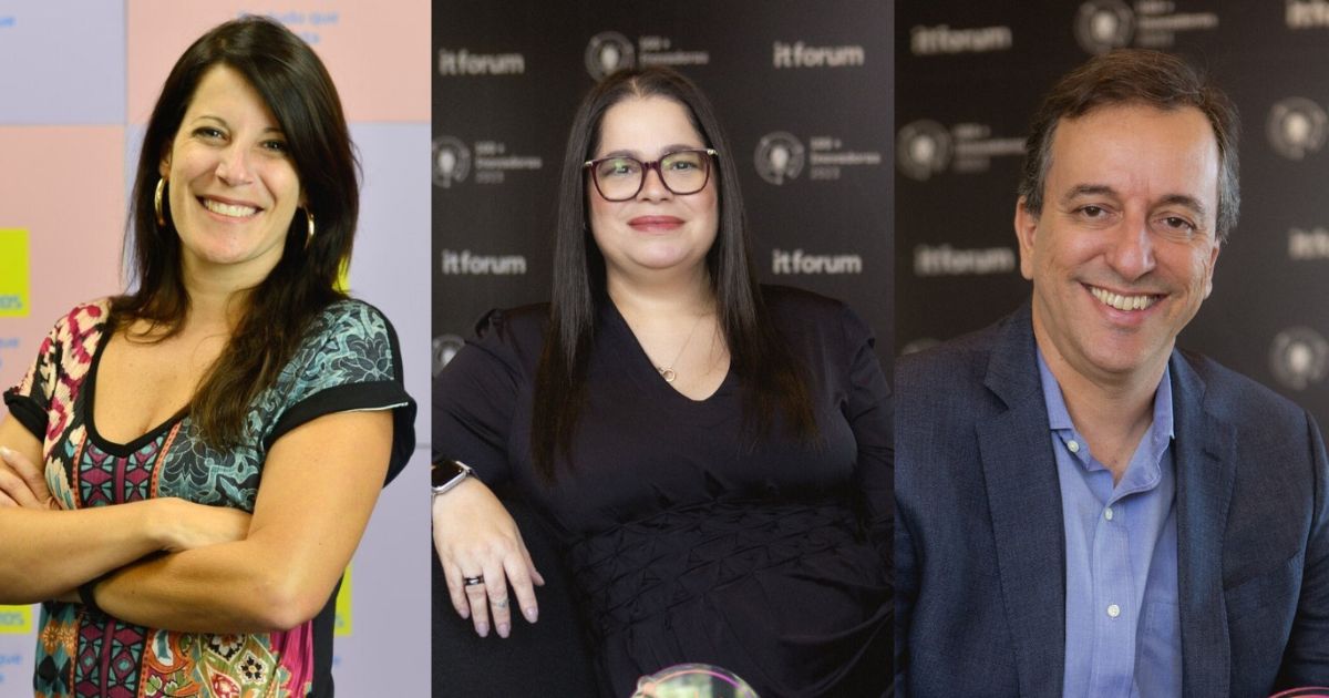 Roberta Lima Desgualdo Doria Grünthal, Karine Chaves e Marcos Rogério Sirelli Fotos: Divulgação