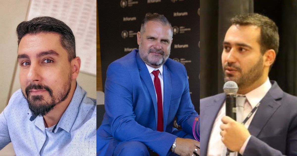 Julio Signorini, Fábio Correa Xavier e Lucio Camilo Oliva Pereira Fotos: Divulgação