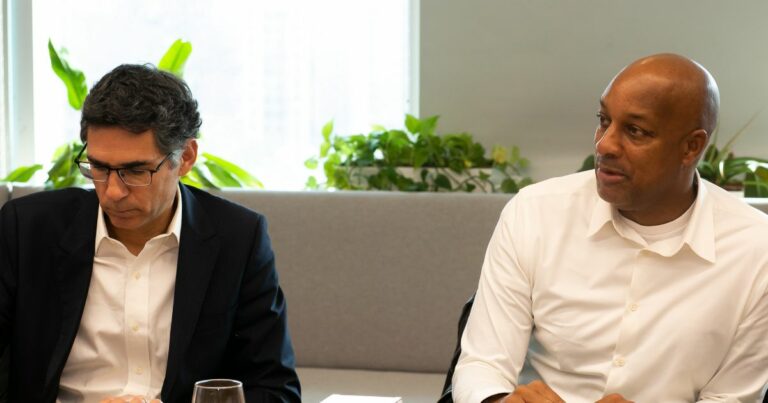 Dave Levy, da AWS (a direita). Foto: Luciana Morassi