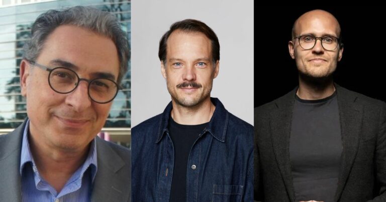 Prof. Christos Cabolis, Philipp Siegenthaler e Ott Velsberg falam sobre Smart Cities. Fotos: Divulgação