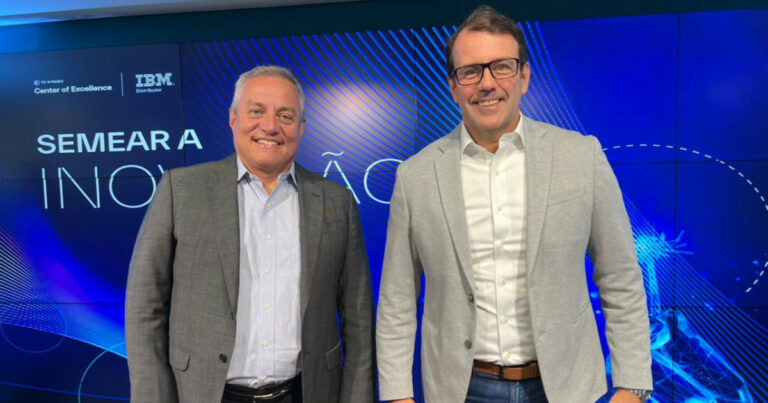 Otávio Lazarini, da TD Synnex, e Tonny Martins, da IBM