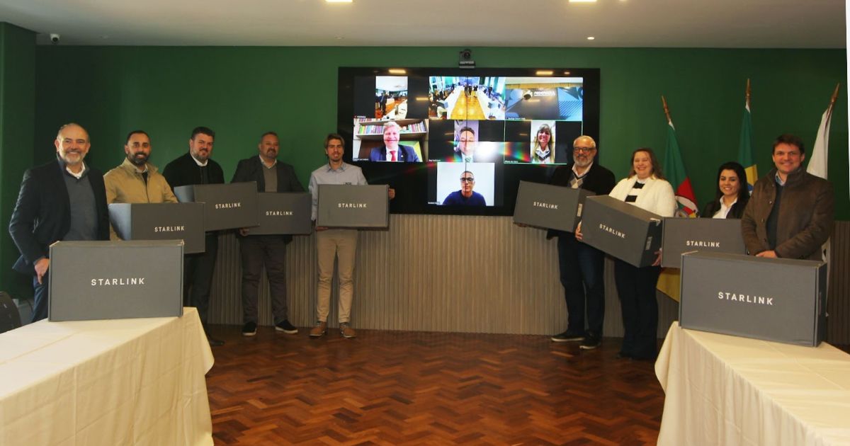 starlink, doação, RS