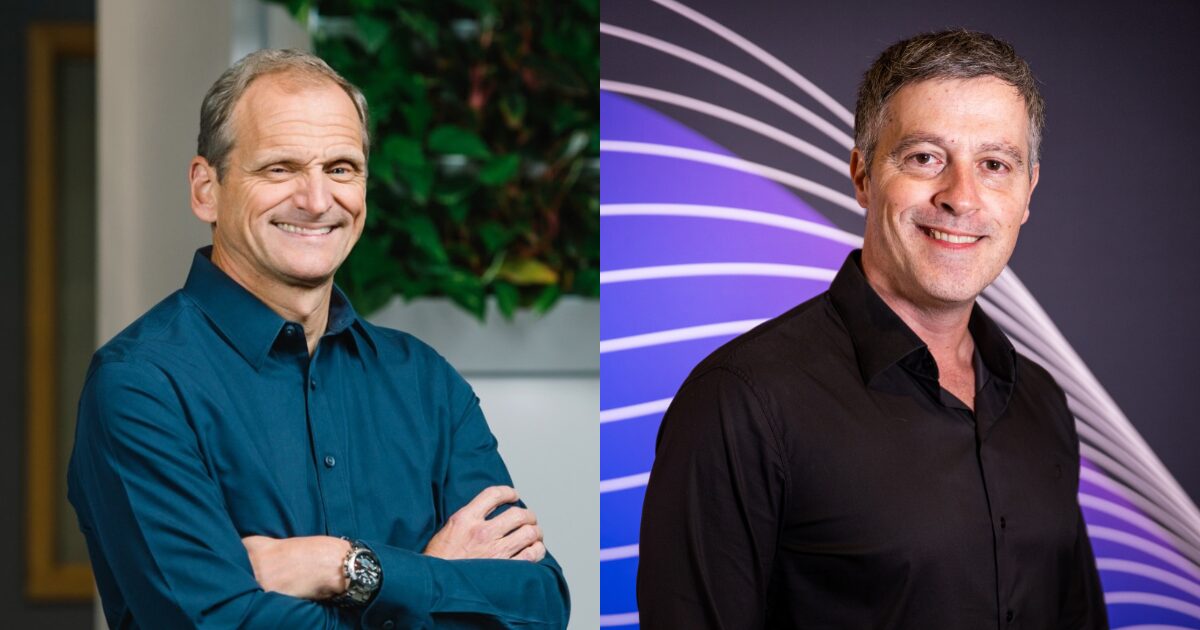 Rick McConnell, CEO global da Dynatrace e Roberto Carvalho, vice-presidente da Dynatrace para o Brasil e Sul da América Latina. IA, Fotos: divulgação.