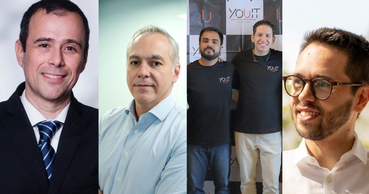 Executivos da semana. Fotos: Divulgação