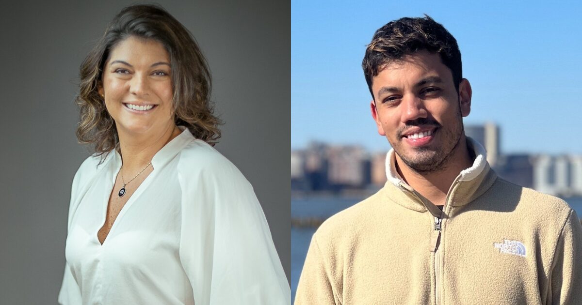 Caroline Capitani e Vinícius Lima