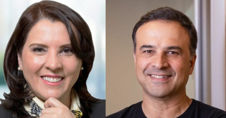 Edenize Maron e Eduardo Borba, da Rimini Street. Fotos: Divulgação/Rimini Street