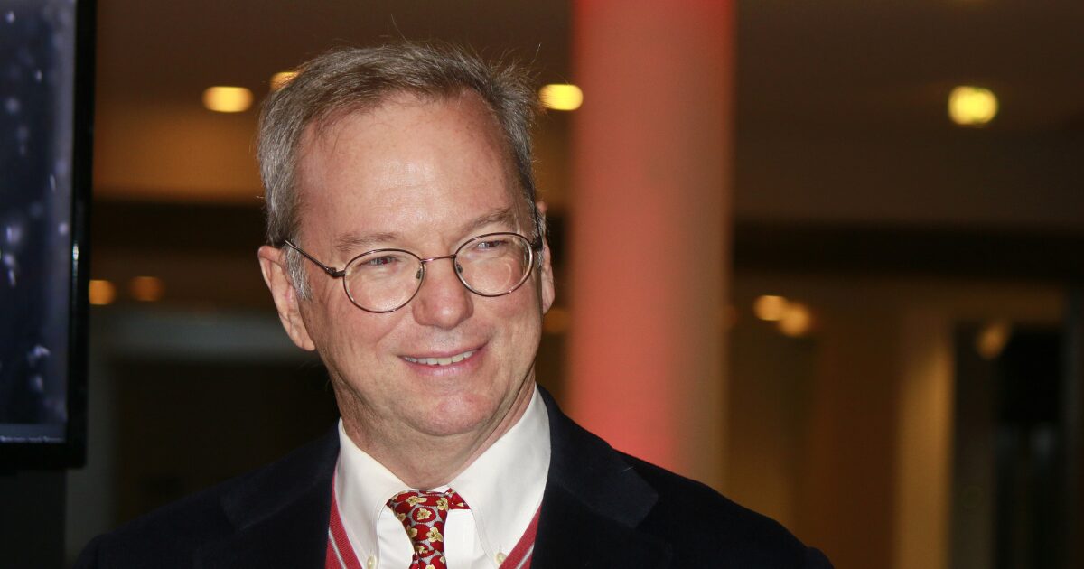 Eric Schmidt, ex-CEO do Google. Imagem: divulgação