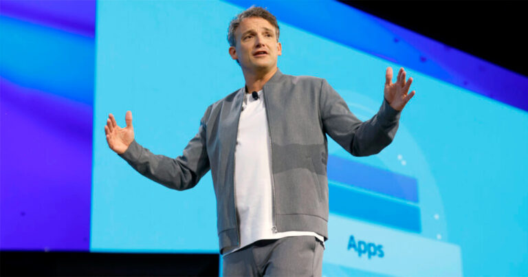 Christian Klein, CEO da SAP, durante a palestra de abertura do Sapphire 2025, evento global da empresa