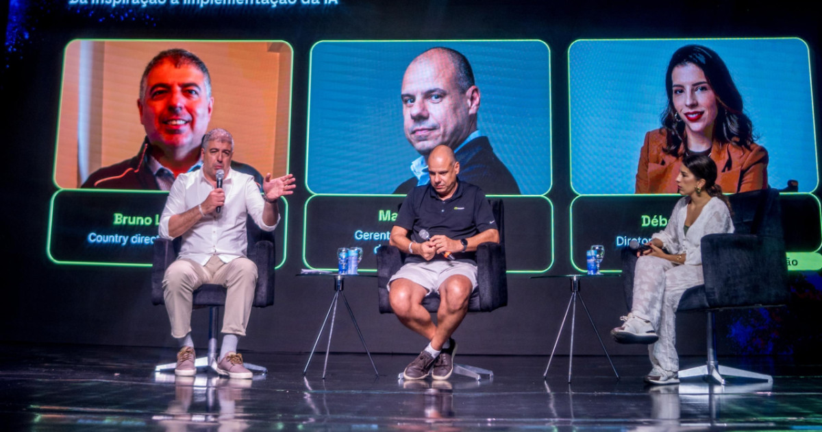 Marcel Saraiva, gerente regional de Vendas da Nvidia Enterprise, e Bruno Luiz Assaf, country diretor de ISG da Dell, CIO