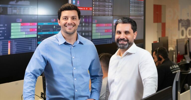 Daniel Galante, CEO da Claranet e Fábio Santos, COO da companhia. Imagem: Stephanie Veronezzi