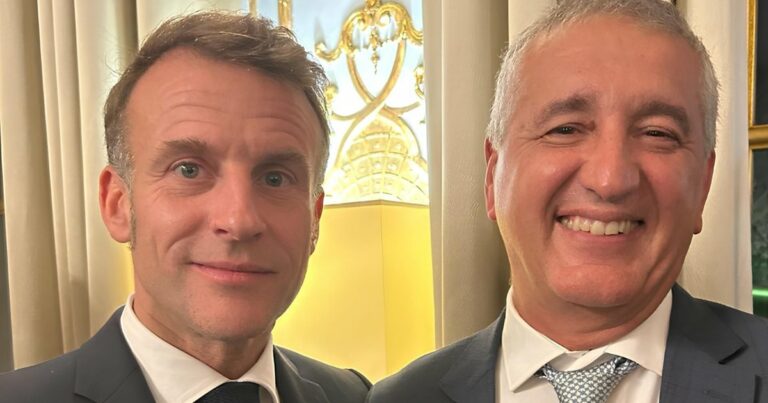 Emmanuel Macron e Marco Stefanini, francês, frança