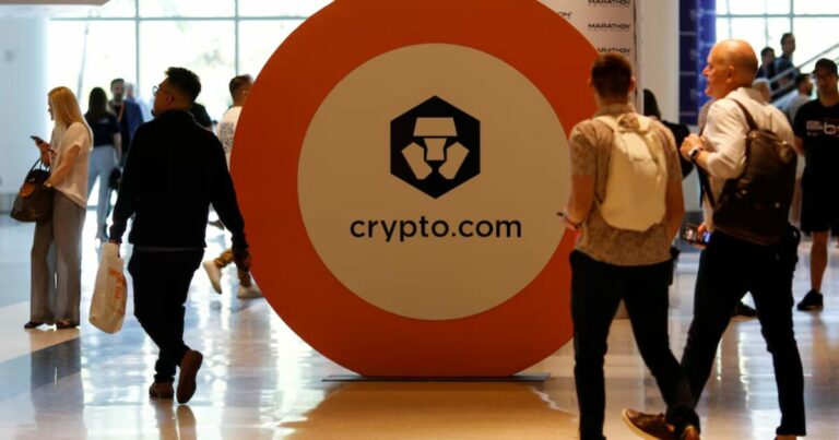 Logo da Crypto.com (Imagem: REUTERS/Marco Bello)
