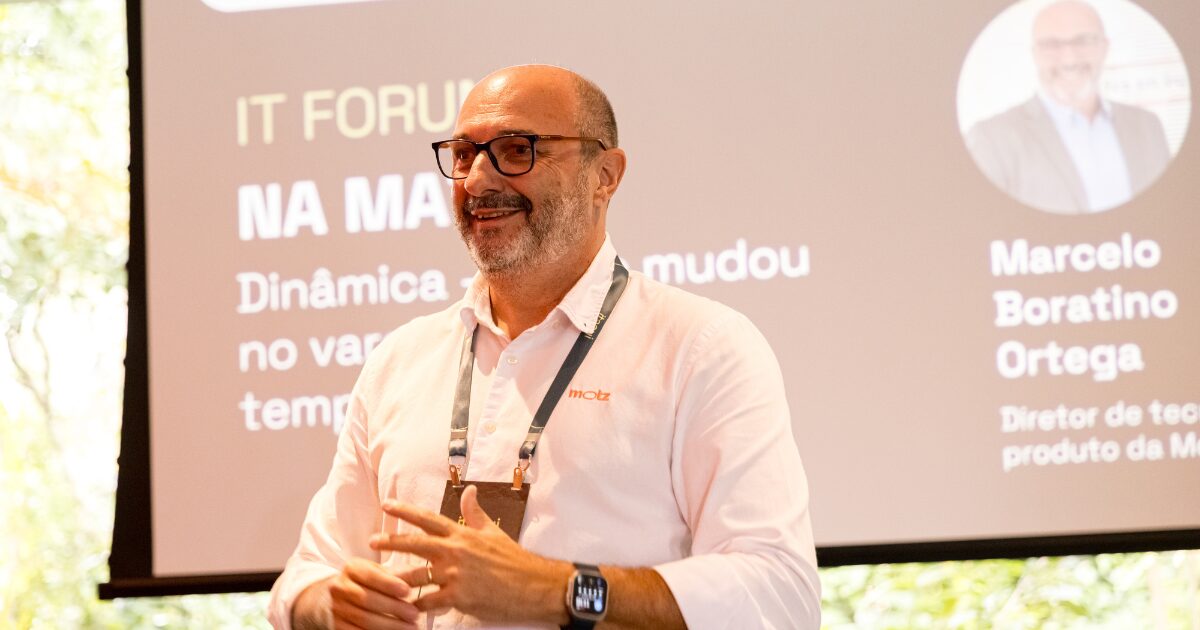 Marcelo Ortega, CIO da Motz no Na Mata Varejo