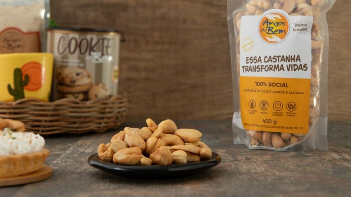 castanha de caju, amigos do bem